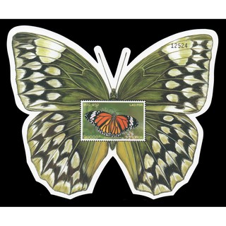 SH82 ชีทแสตมป์ลาว ชุด Butterflies ปี 2003 ประเทศลาว