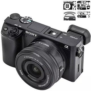 สติ๊กเกอร์กันรอย กล้อง Sony A6000 และเลนส์ 16-50mm