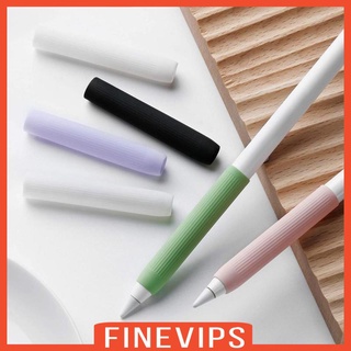 [finevips] ที่จับซิลิโคน ป้องกัน สําหรับ Apple Pencil 1st และ 2nd Gen iPad 10.2
