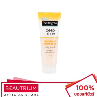 NEUTROGENA Deep Clean Blackhead Eliminating Daily Scrub โฟมล้างหน้า 100g