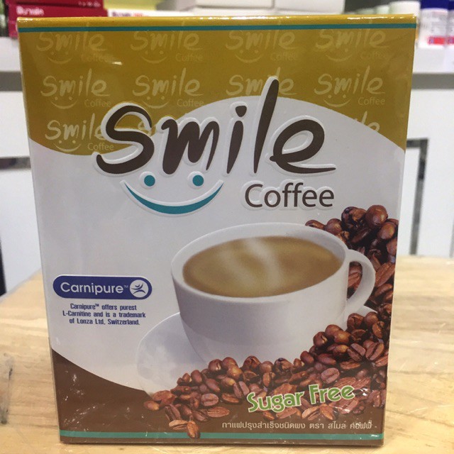 smile-coffee-กาแฟสุขภาพ-ควบคุมน้ำหนัก-ปราศจากน้ำตาล-พร้อมสารสกัดจากผักและผลไม้รวม-22-ชนิด-กล่อง-10-ซอง