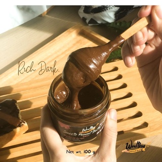 ภาพขนาดย่อของภาพหน้าปกสินค้าWealthy เนยถั่วรสช็อคโกแลตเข้มข้น (Wealthy Dark chocolate peanut butter) จากร้าน wealthyhealth.official บน Shopee ภาพที่ 2