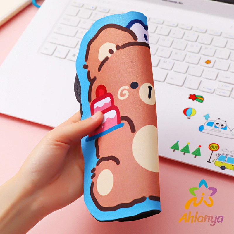 ahlanya-แผ่นรองเมาส์ลายการ์ตูน-น่ารัก-อุปกรณ์คอมพิวเตอร์-cartoon-mouse-pad