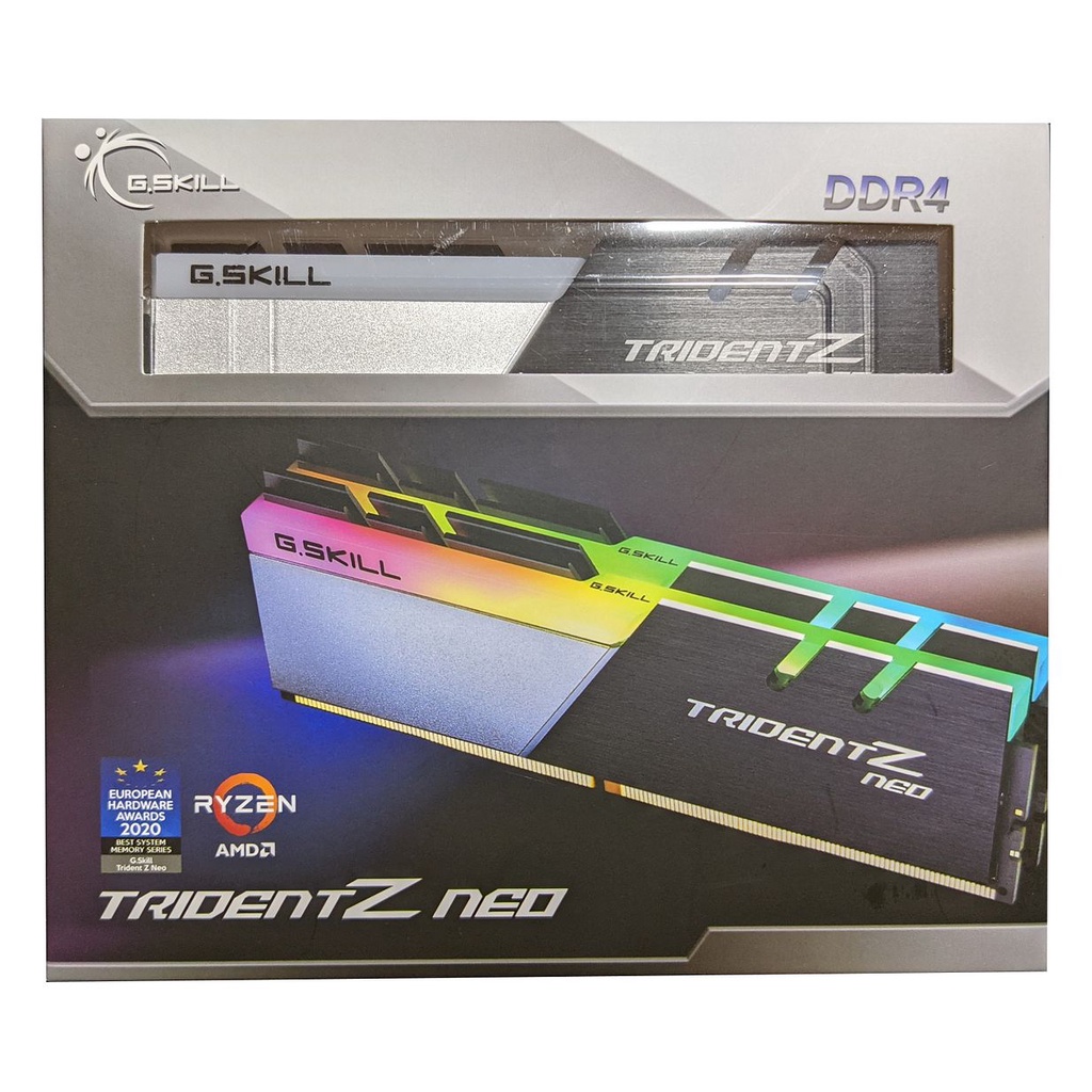 G.Skill 64GB (2x32GB) Trident Z Neo DDR4 3600MHz CL18 1.35V G.Skill 64GB (2x32GB) Trident Z Neo DDR4 3600MHz CL18 1.35V