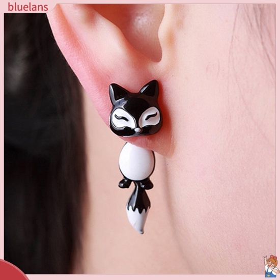 ต่างหูสตรีแบบแป้นลายการ์ตูน-stud-earrings-1-ชิ้นต่างหู