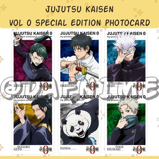 การ์ดรูปภาพอนิเมะ Jujutsu KAISEN VOL 0