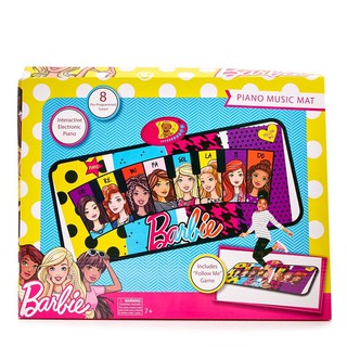 แผ่นคีย์บอร์ดเปียโน ลาย บาร์บี้ Barbie Musical Piano Mat