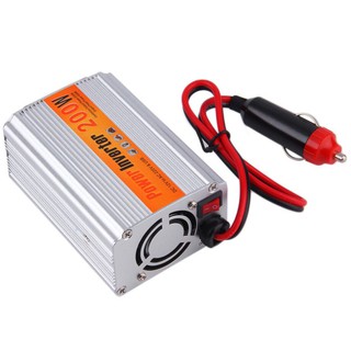 ภาพหน้าปกสินค้าอินเวอร์เตอร์ หม้อแปลงไฟ 12V200W เครื่องแปลงไฟรถเป็นไฟบ้าน ตัวแปลงไฟรถ ใช้อุปกรณ์ไฟบ้านได้ในรถ DC 12V to AC 220V 200W ที่เกี่ยวข้อง