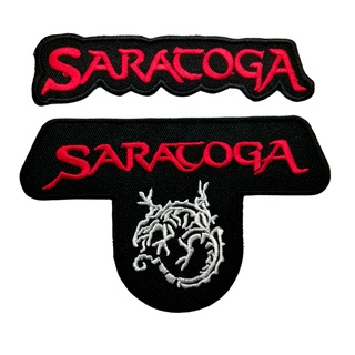 Saratoga ตัวรีดติดเสื้อ หมวก กระเป๋า แจ๊คเก็ตยีนส์ Hipster Embroidered Iron on Patch  DIY