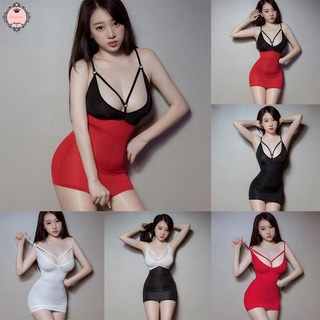 Sexy Women See Through Micro Dress Low Cut Backless Sheer Sleeveless Clubwear 2022 hot sale new