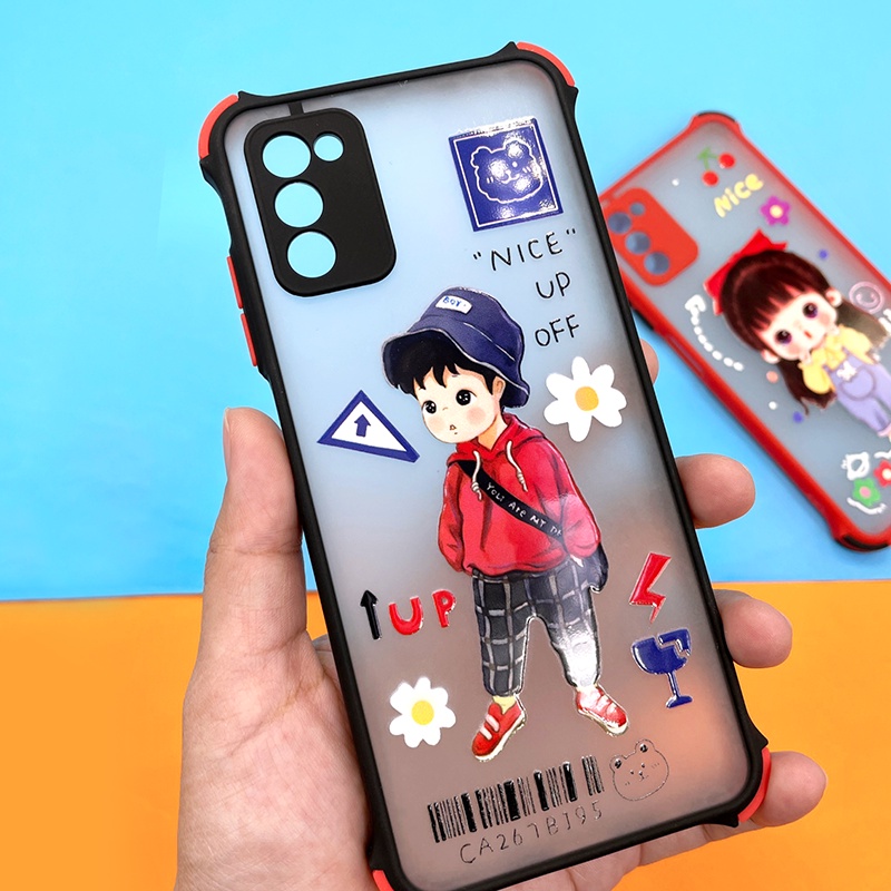 case-i6-i7-i11-i13-i13-pro-พร้อมส่ง-เคสมือถือกันกระแทกกันกล้อง-เคสกันเลนส์กล้อง-การ์ตูน-ขอบสีพาสเทลสดใส