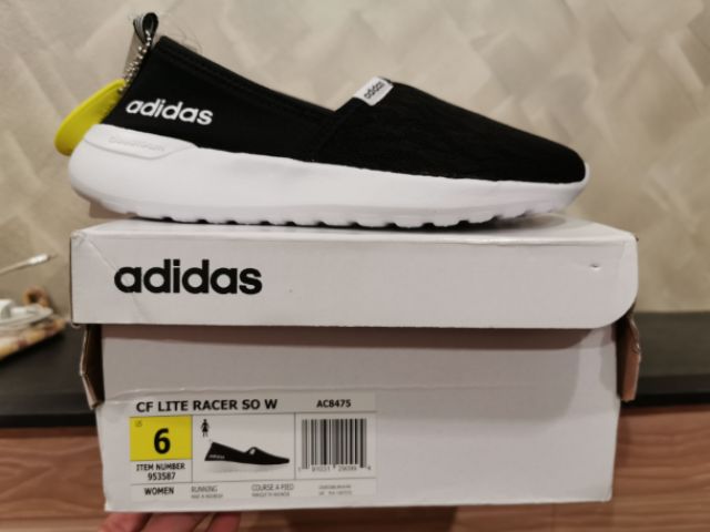 Adidas women s lite racer slip on shoes Shopee Thailand