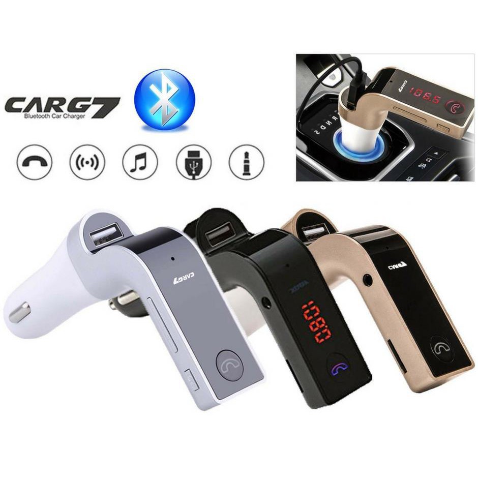 car-bluetooth-g7-บูลทูธเครื่องเสียงรถยนต์-g7-fm-car-อุปกรณ์รับสัญญาณบลูทูธในรถยนต์-ขาร์จรถยนต์-mp3-bluetooth-fm