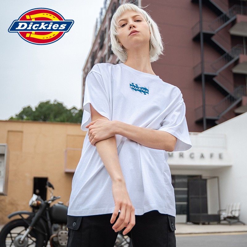 dickies-เสื้อยืดแขนสั้นพิมพ์ลาย-dickies-เสื้อคู่รัก