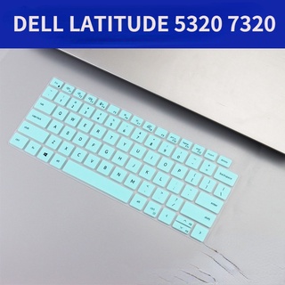 แผ่นฟิล์มซิลิโคน ป้องกันฝุ่น สําหรับแป้นพิมพ์แล็ปท็อป Dell Latitude7320 5320 13.3 นิ้ว