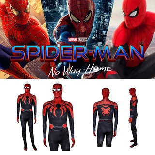 【สินค้าพร้อมส่ง!!!】 ชุดจั๊มสูทคอสเพลย์ Spiderman No Way House สําหรับเด็ก และผู้ใหญ่