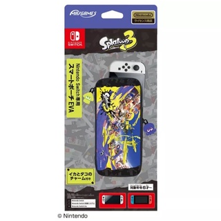 Smart Pouch EVA  for nintendo switch / switch oled model (splatoon3) ของแท้ พร้อมส่งค่ะ