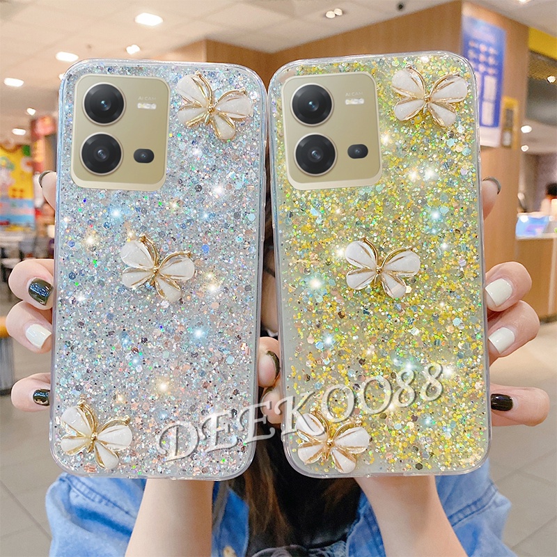 เคสโทรศัพท์มือถือ-vivo-v25-pro-5g-v25e-4g-y77-y35-y22s-y22-y16-y02s-2022-new-smartphone-casing-bling-diamon-sequins-design-crystal-butterfly-decorated-phone-case-glitter-gel-shock-resistant-back-cover