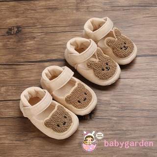 Babygarden รองเท้าเด็กทารก ระบายอากาศ ลายการ์ตูนหมี กระต่าย กันลื่น เหมาะกับฤดูใบไม้ผลิ ฤดูใบไม้ร่วง 0-12 เดือน