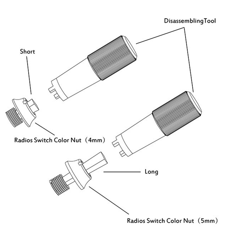 เครื่องส่งสัญญาณวิทยุสวิทช์ติดตั้งสําหรับ-radiolink-futaba-jr-frsky-รีโมท-t8fg-t14sg-t18sz-t16sz