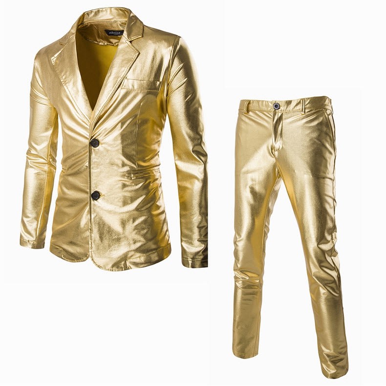 พร้อมส่ง-ชุดสูทสีทอง-สำหรับผู้ชาย-มีเสื้อ-กางเกง-เข้าชุด-สั่งแยกได้-ชุดไปงานเลี้ยงแฟนซี-ปาร์ตี้