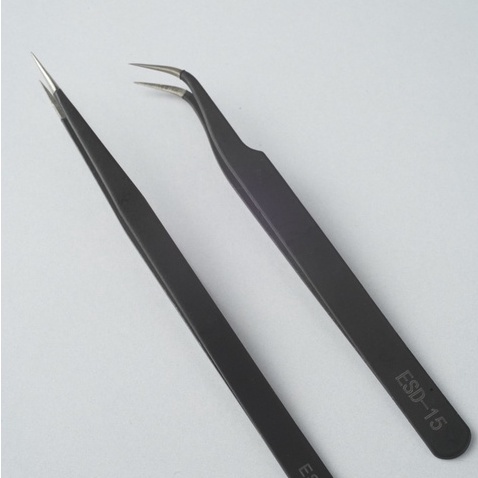 ชุดแหนบเอนกประสงค์-esd-anti-static-tweezers-2-ตัว-สินค้าพร้อมส่งในไทย