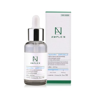 Coreana Amplen Hyaluron Shot Ampoule - 30ml. เซรั่มสูตรไฮยาลูรอน