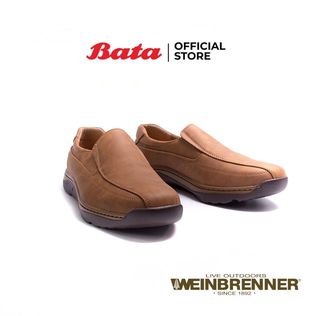 bata-บาจา-รองเท้าลำลองชาย-รองเท้าคัทชูชาย-หนังกลับ-ยี่ห้อ-weinbrenner-รุ่น-myway-สีน้ำตาล-8515028