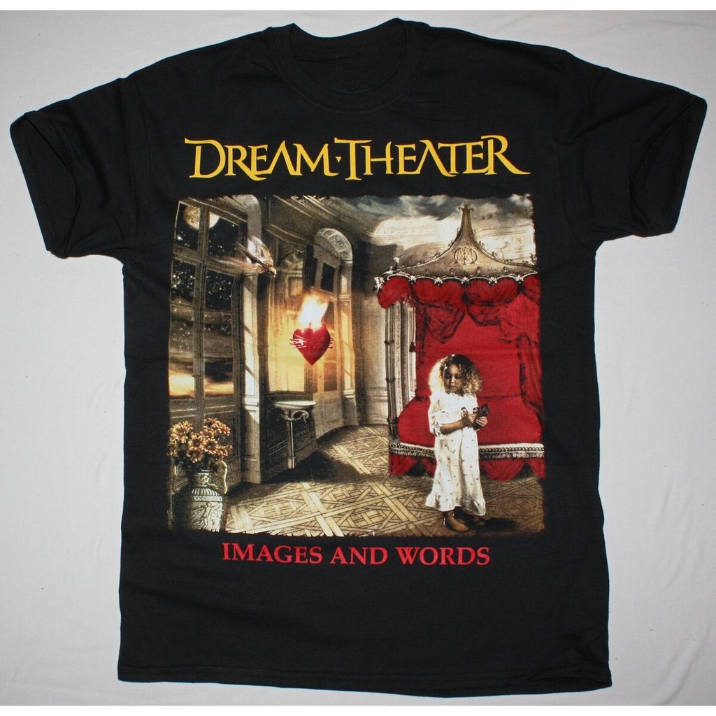 เสื้อยืดผ้าฝ้ายเสื้อยืดพิมพ์ลาย-dream-theater-images-and-words-สำหรับผู้ชายl-xl-xxl-3xl