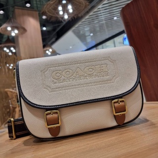 COACH FIELD MESSENGER BAG WITH COACH BADGE