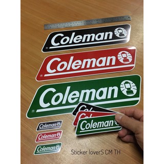 [โค้ดลดเพิ่ม 20% ไม่มีขั้นต่ำ SMAPAYDAY200] สติ๊กเกอร์ Coleman set  ได้ตามภาพ 9 ชิ้น