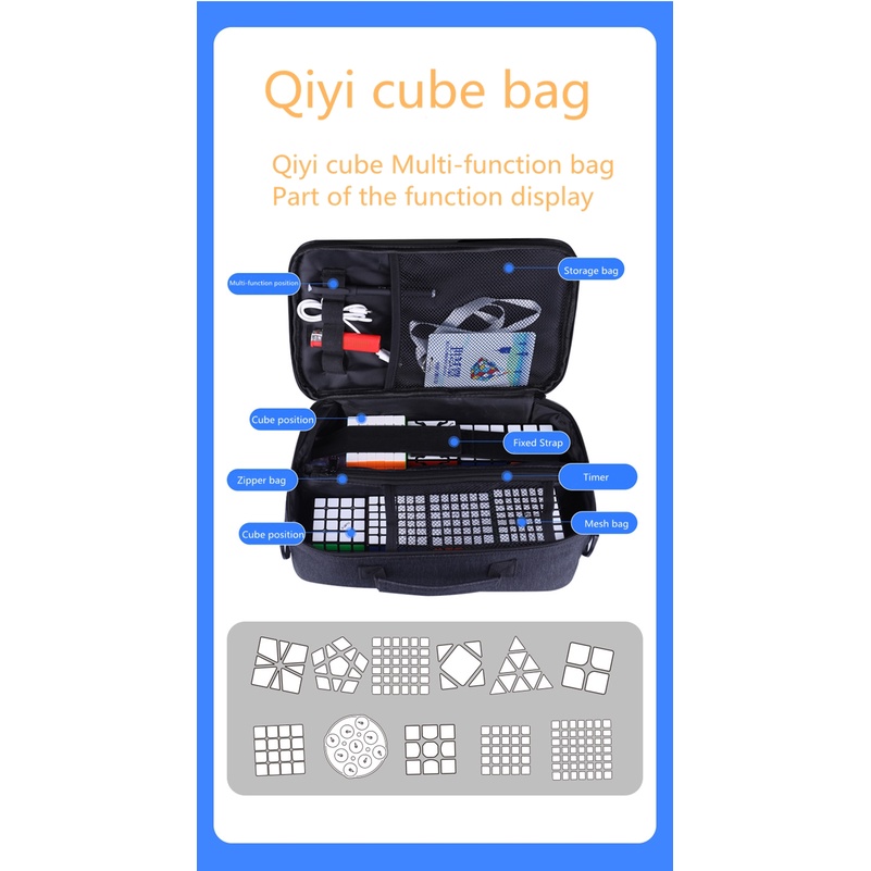 qiyi-กระเป๋าลูกบาศก์-กระเป๋าสะพายไหล่-อเนกประสงค์-จับเวลา-3x3-ความเร็ว-สําหรับ-cube
