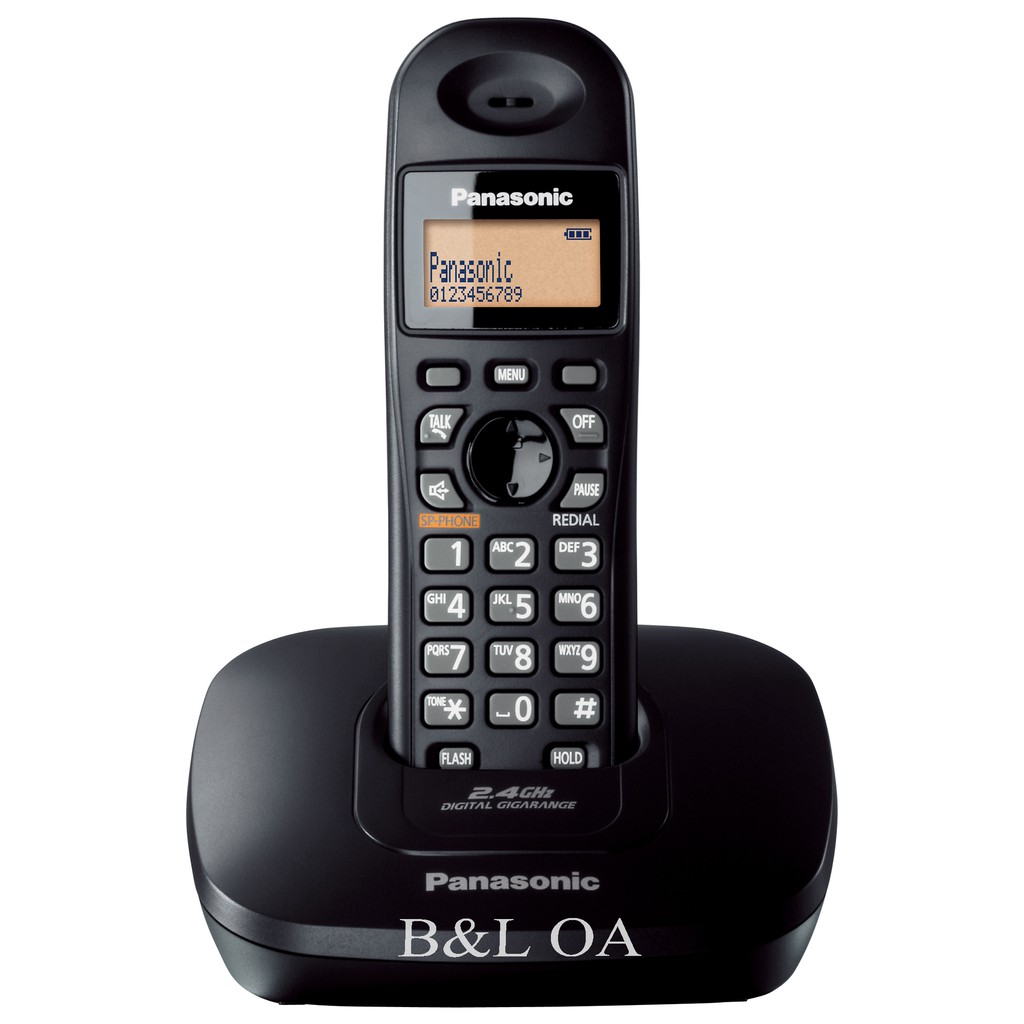 panasonic-cordless-phone-2-4-ghz-caller-id-โทรศัพท์ไร้สายพานาโซนิค-kx-tg3611bx