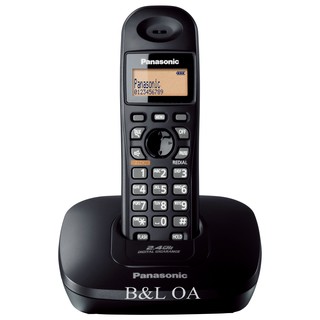 ภาพขนาดย่อของสินค้าPanasonic Cordless Phone 2.4 GHz. Caller ID โทรศัพท์ไร้สายพานาโซนิค KX-TG3611BX