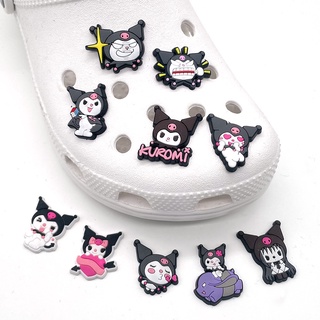 สินค้า การ์ตูนมายเมโลดี้ อะนิเมะ jibitz สําหรับ crocks Charm Pins น่ารัก Kuromi jibitz crocks อุปกรณ์เสริมสําหรับตกแต่งรองเท้าผู้หญิง