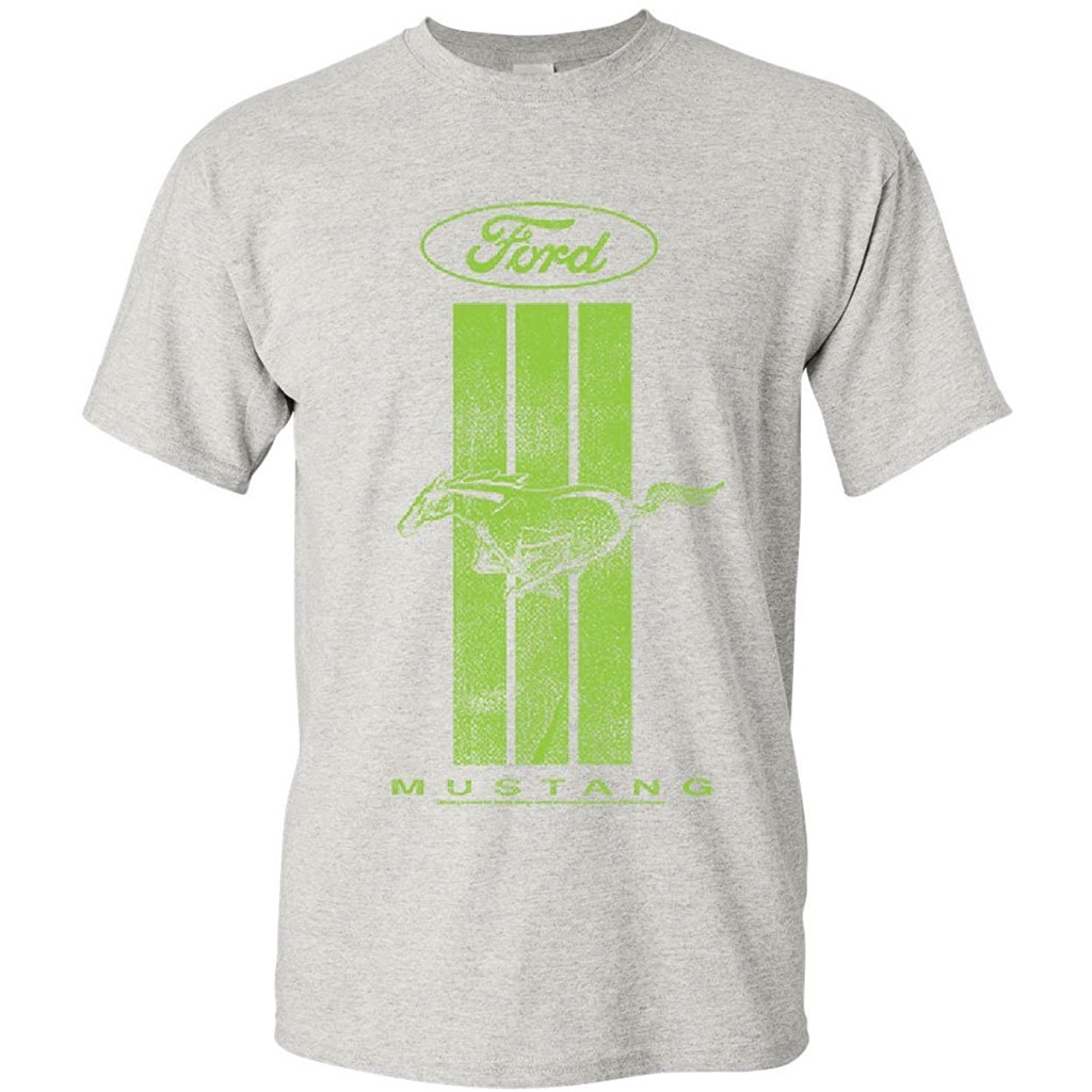 hot-tshirts-2022-ford-mustang-green-stripe-t-shirt-classic-american-muscle-car-mens-discount2022