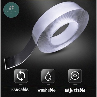 ☘️ เทปกาวนาโน​ Nano 2Mและ1M☘️ติดแน่น ลอกออกง่าย​ Seamless Glue Magic Sticker Technology Tape