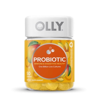 ✈️PRE-ORDER✈️ โพรไบโอติกชนิดกัมมี่สำหรับผู้ใหญ่ OLLY PROBIOTIC Immune &amp; Digestive Health Gummies