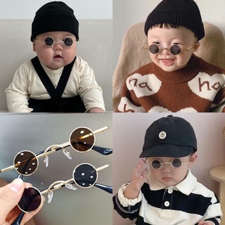 🕶พร้อมส่ง🕶 2022 แว่นตาเด็กน่ารัก วินเทจ กรอบกลมมินิ ใส่ได้ทั้งชาย-หญิง