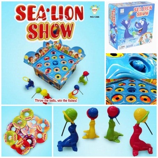 Sea Lion Show Game เกมโชว์สิงโตทะเลลอดห่วง