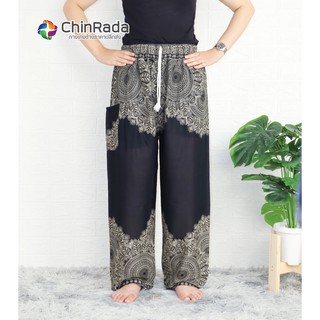กางเกงช้างผ้าเมมเบิดสุดฮิตลายกุหลาบสีพื้น เอวเชือก  (พร้อมส่งจากไทย) ถูกและดีที่สุด