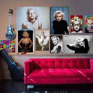 โปสเตอร์ รูปภาพ มาริลิน มอนโร Marilyn Monroe (6แบบ) โปสเตอร์ติดผนัง ภาพติดผนัง โปสเตอร์สวยๆ poster