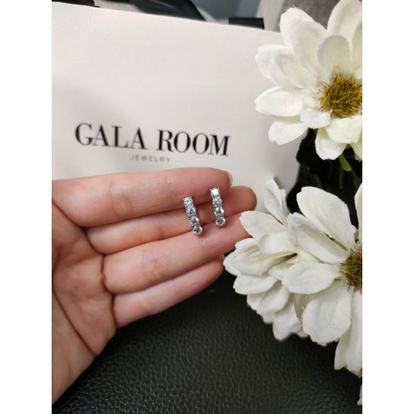 ภาพหน้าปกสินค้าGalaroom Jewelry ต่างหูเพชรสวิสcz รุ่น E55 จากร้าน galaroom บน Shopee