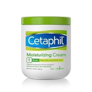 (ของแท้ 100%) Cetaphil ครีมให้ความชุ่มชื้น 566 กรัม / 550 กรัม สําหรับผิวแห้ง / แพ้ง่าย