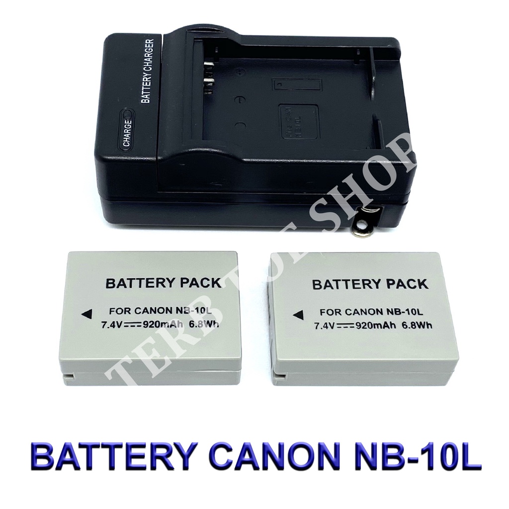 NB10L / NB10L Battery and Charger For Canon Powershot G15,G16,G3X,G1X
