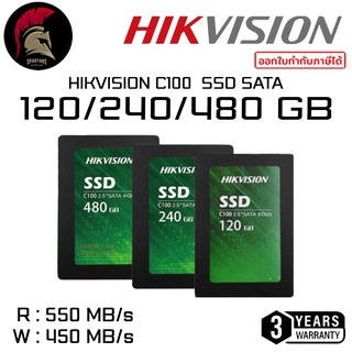 ภาพหน้าปกสินค้าHikvision C100 120/240/480GB SSD 2.5\'\' (เอสเอสดี) SATA 3D ซึ่งคุณอาจชอบราคาและรีวิวของสินค้านี้