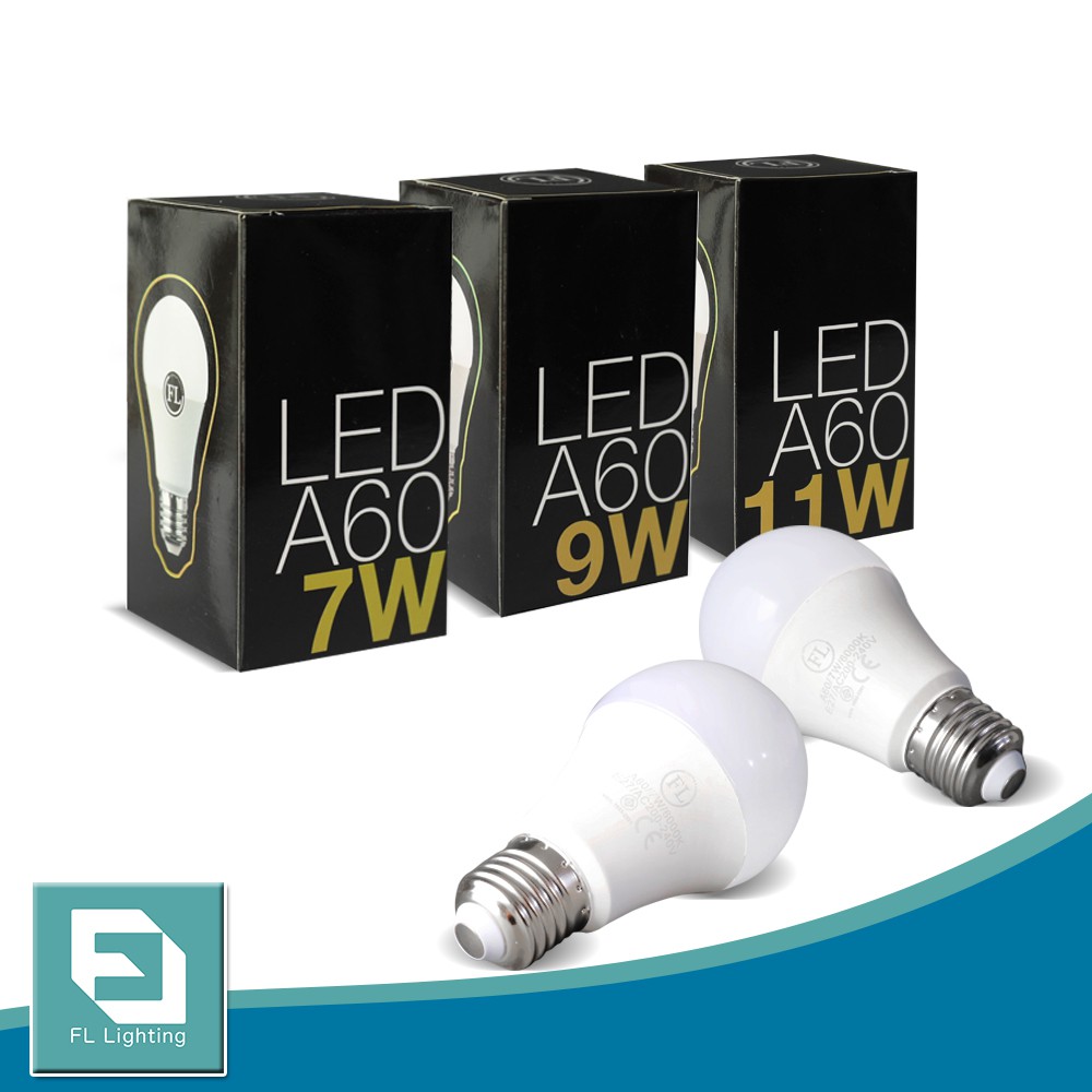 แพ็ก-3-ชิ้น-fl-lighting-หลอดไฟ-led-bulb-a60-11w-ขั้วe27-แสงวอร์มไวท์-3100k-แสงเหลือง