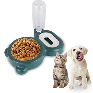 สินค้า ชามอาหารสัตว์เลี้ยง ชามอาหารแมว ชามอาหารสุนัข ชามอาหารสัตว์ 2 หลุมใส่อาหาร+น้ำ