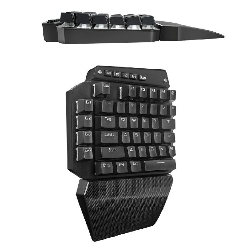 K700 One-hand Mechanical Gaming Keyboard RGB LED Backlight Outemu ...