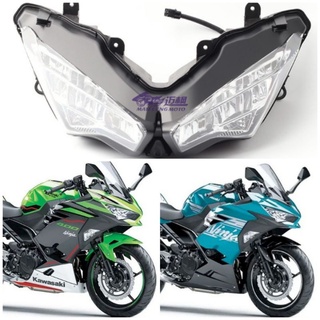 ชุดโคมไฟหน้า kawasaki ninja 400ไฟหน้า ninja 400ไฟ LED NINJA400ปี18/19/20จำหน่ายไฟหน้าบิ๊กไบค์ทุกรุ่น